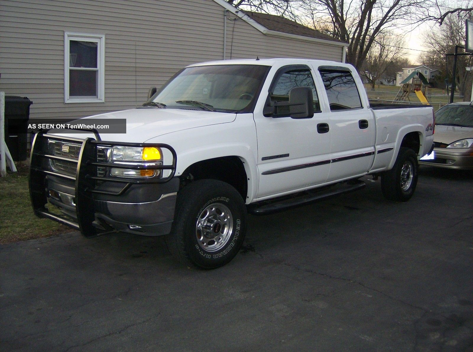 2002 Gmc Sierra 2500 Hd Slt Crew Cab Pickup 4 Door 6 0l