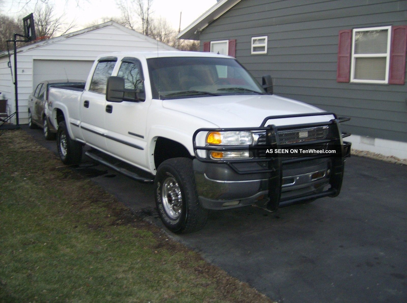 2002 Gmc Sierra 2500 Hd Slt Crew Cab Pickup 4 Door 6 0l