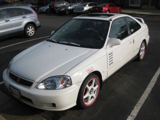 Honda Civic 2000 2dr Coupe Taffeta White photo