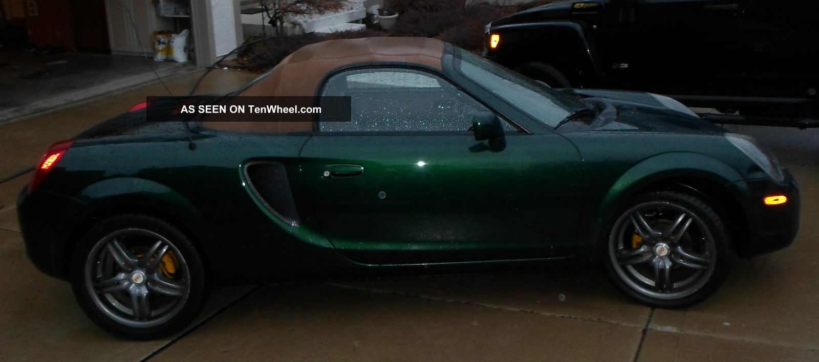 2001 Toyyota Mr2 Spyder Mileage 80079 00 Green And Tan 17