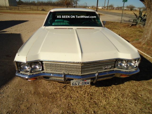 1970 Chevrolet Impala Small Block 400 4 Door White W Metallic