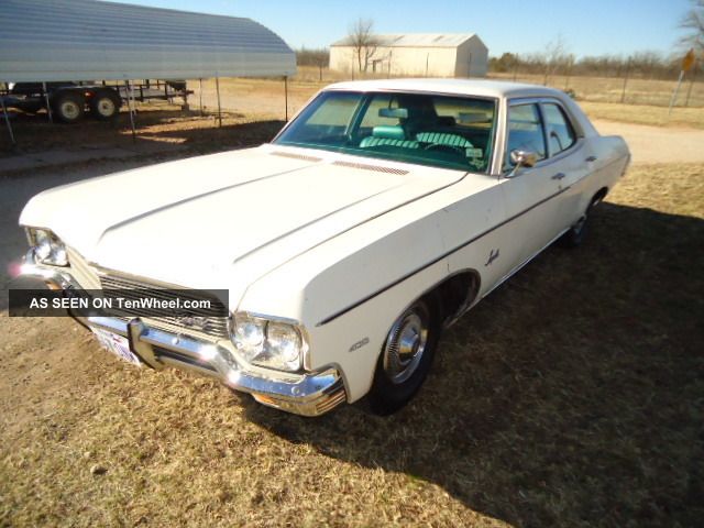 1970 Chevrolet Impala Small Block 400 4 Door White W