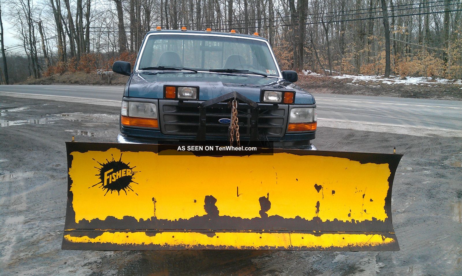 1996 Ford F 250 Ford 4wd Truck With Plow