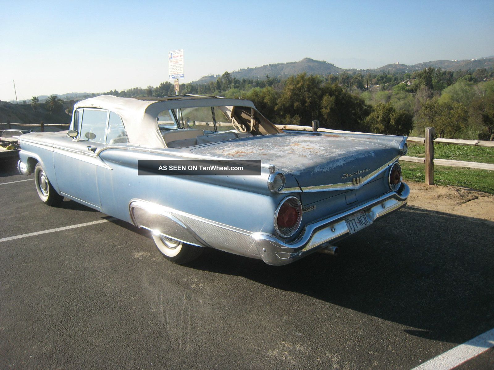 1959 Ford Sunliner Convertible 59 Galaxie 500 1959 Fairlane 500