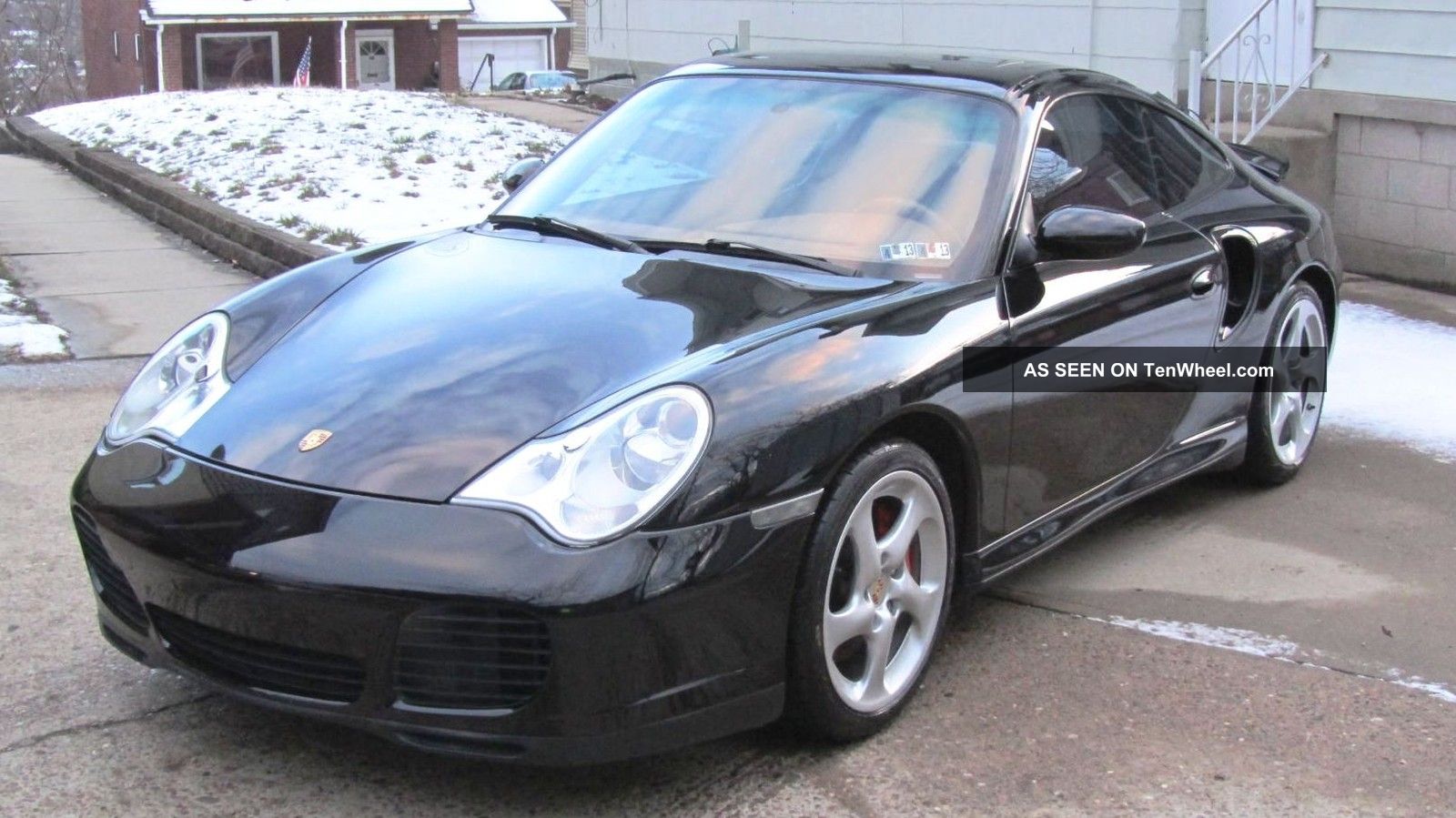 2001 996 911 Twin Turbo Awd Porsche Black Savanna Beige Wood Interior 911 photo