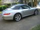2007 Porsche 911 Carrera 4s Convertible 2 - Door 3.  8l Silver / Dark Gray 911 photo 3
