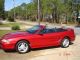 1995 Gt Red Mettalic Paint,  Black Interior Mustang photo 10
