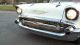 1957 Chevy Chevrolet 57 Belair Convertible 210 150 2 Door White,  Black Top Bel Air/150/210 photo 6
