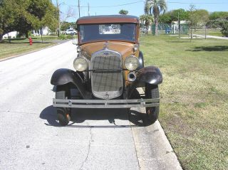1930 Model A Ford 2 Dr. ,  Older Restoration,  No Rust,  Running photo