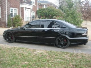 2002 Mercedes Benz S500 Air Bag Suspension Blacked Out 19 