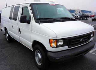 2005 Armored Ford E350 Van For Cash In Transit,  White,  Rare Vehicle,  Diesel photo