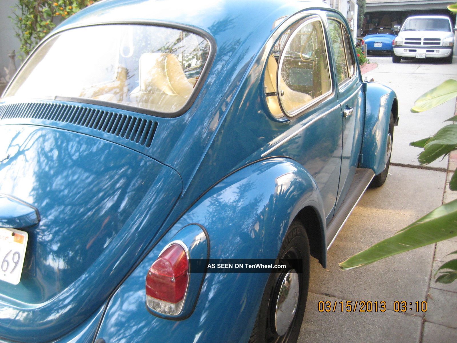 1969 Volkswagen Beetle Vw Bug With And Pop Out Rear Windows
