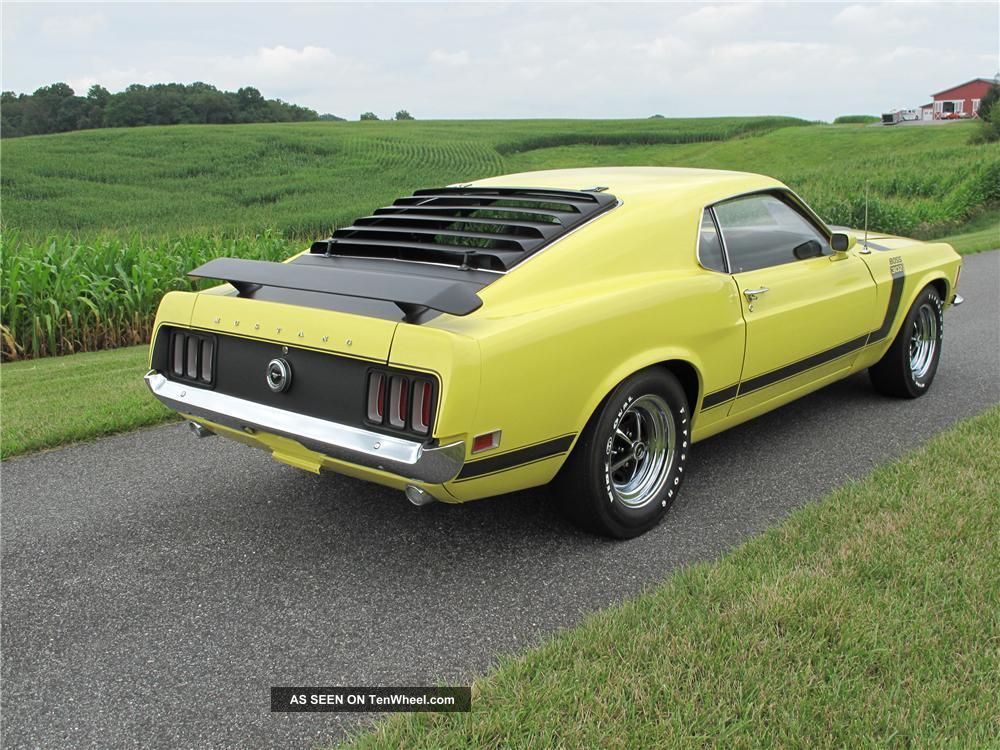 Numbers Matching 1970 Ford Mustang Boss 302 Fastback Mustang photo