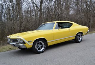 1968 Chevelle Ss 396 4spd True 138 Factory Real Ss Yellow photo