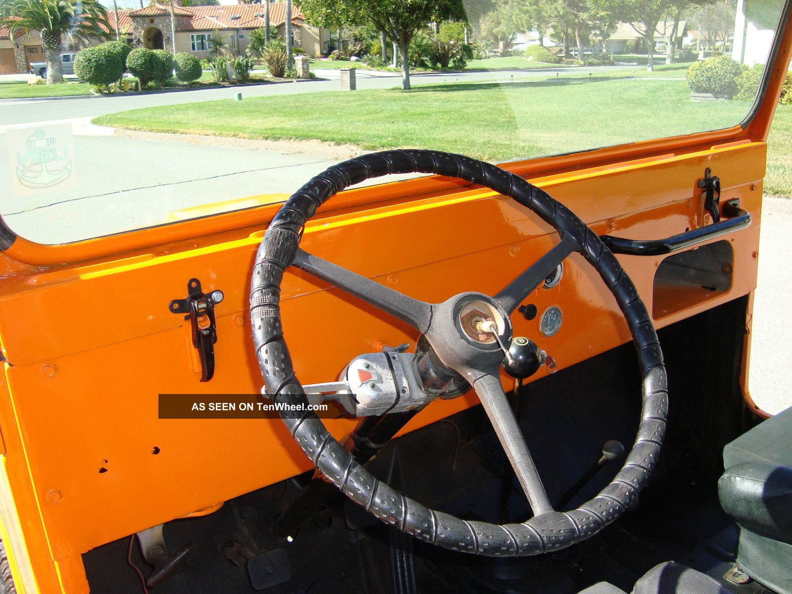 Classic 1965 Willys Military Jeep Cj5 4x4 Sunset Orange Paint Rock Crawler