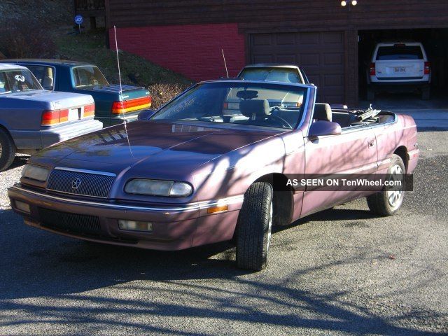 1995 Chrysler lebaron convertible specs #2
