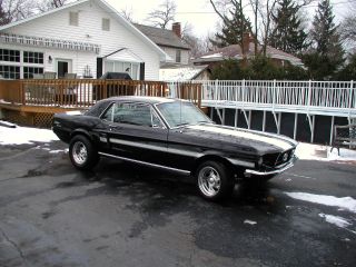 1968 Mustang Gt / Cs Black With White Stripes; Very Collectable 1 Of 3867 photo