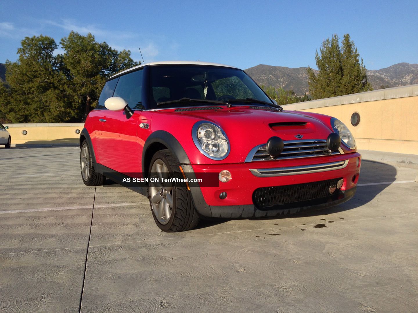 2006 Mini Cooper S Supercharged Chili Red White