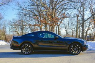 2012 Black Ford Mustang Coupe 3.  7l Performance Package Premium V6 Manual Tran photo