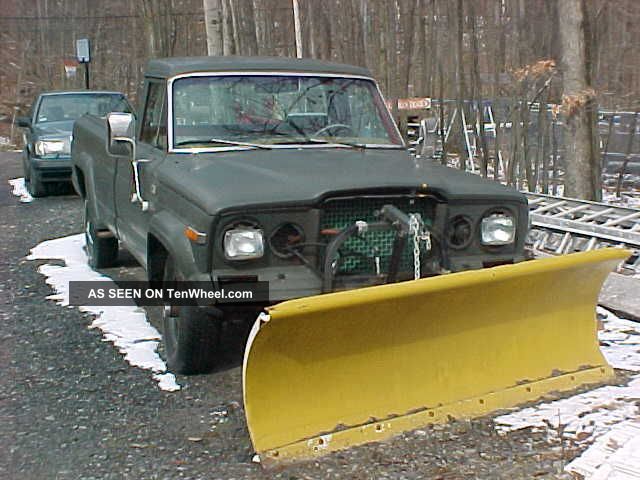 1985 Jeep J / 10 4x4 Pickup Runs And Drives / Plow Truck Comanche photo