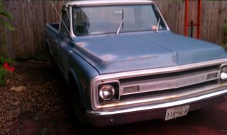 1971 Chevy Pickup W / Crate Motor & 4 Speed Trans photo