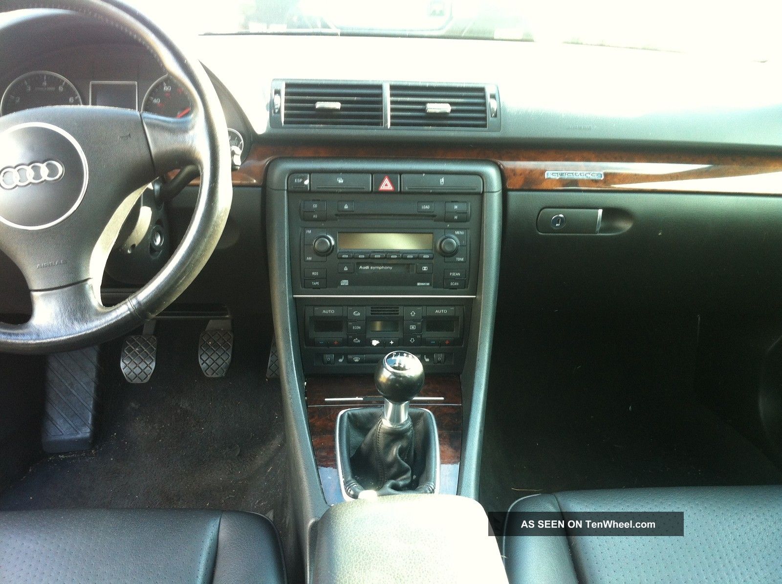 2002 Audi A4 3. 0l Quattro Silver, Black 6spd Manual Make Offer