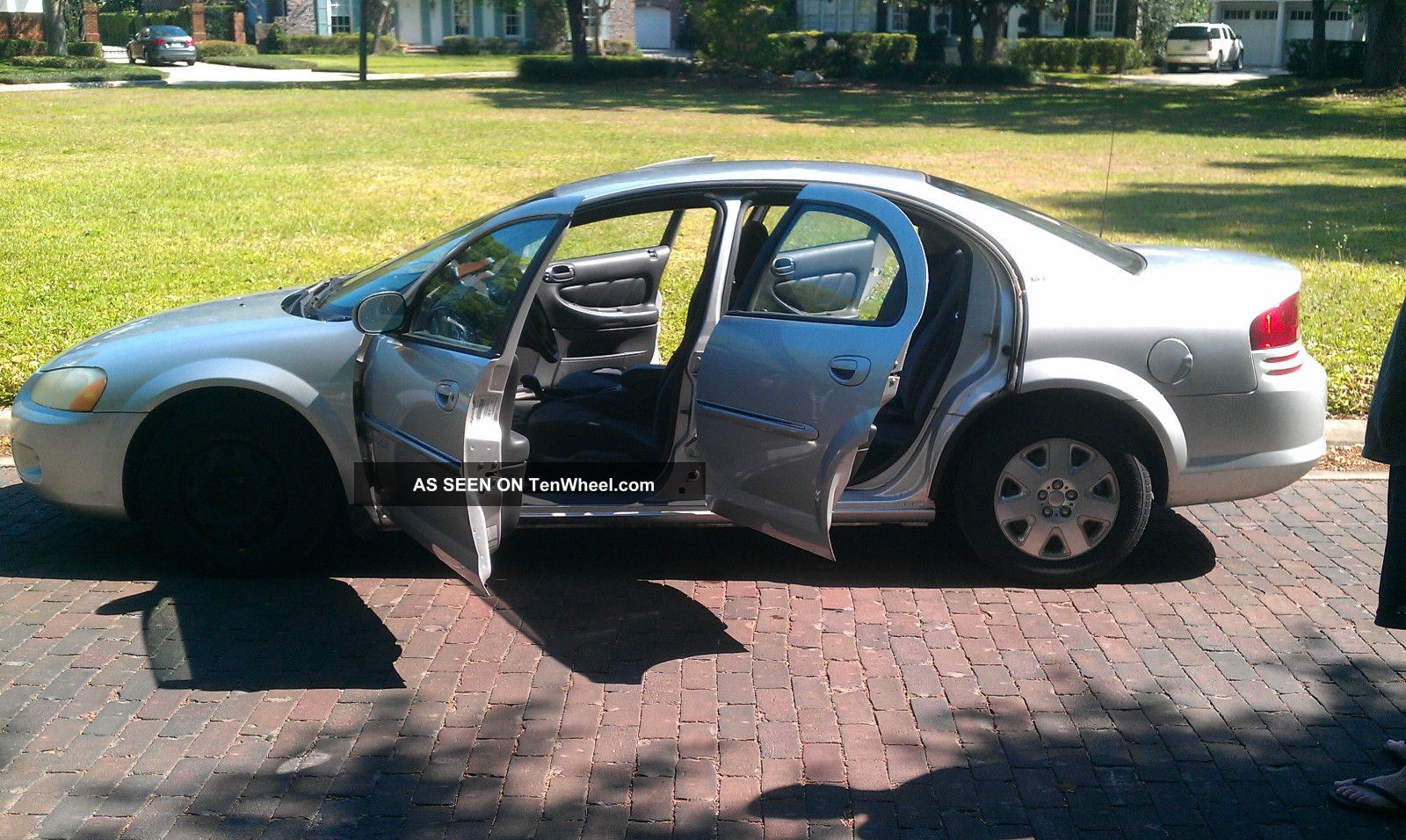 2001 Dodge Stratus Se 4 Door Sedan Silver In Amp Out A C