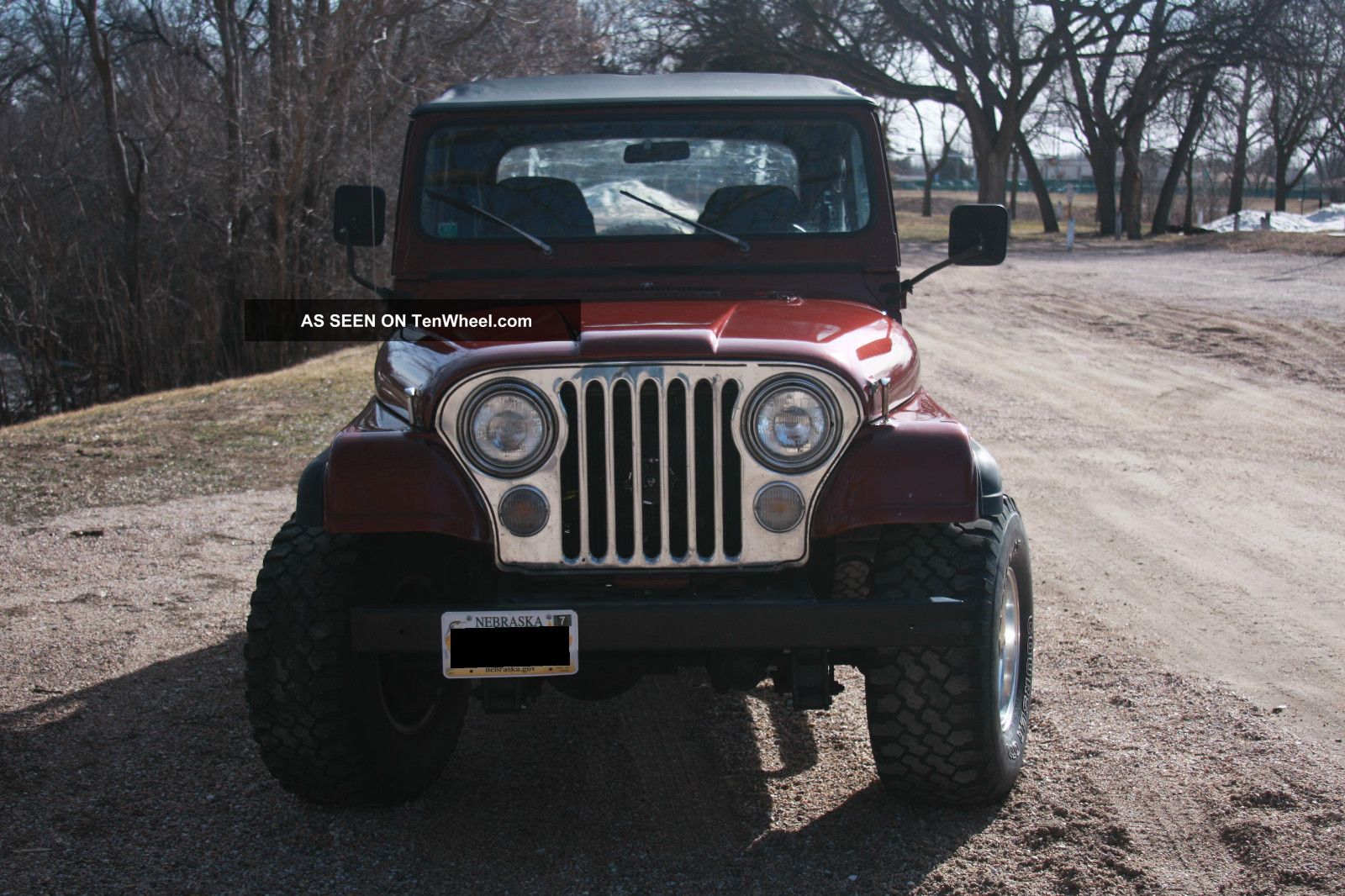 1984 Cj7 Cj 7jeep Newer Engine, Fuel Injection, Rhino Lined, Soft Top