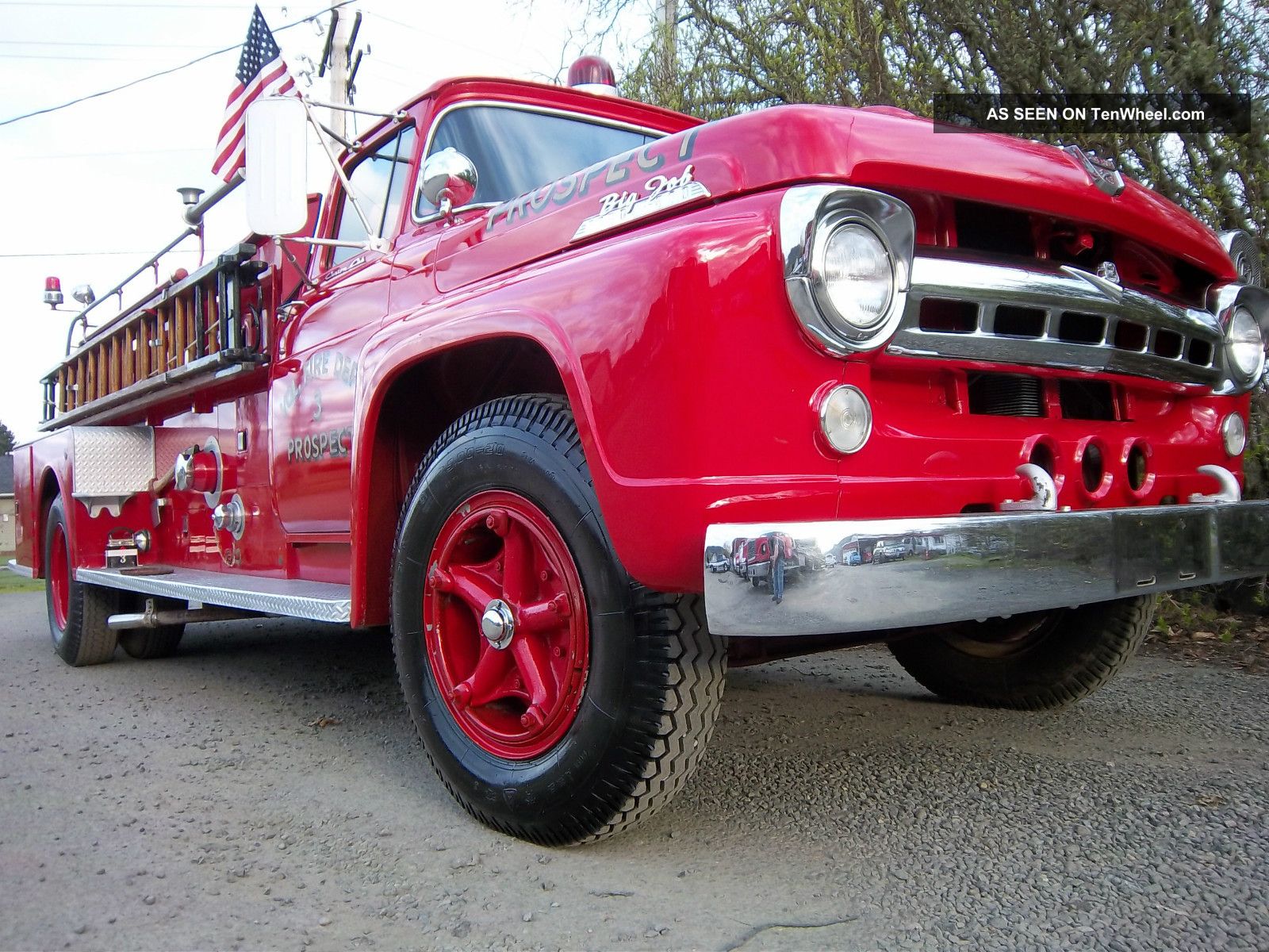1957 Ford F800 Big Job Seagrave Fire Truck