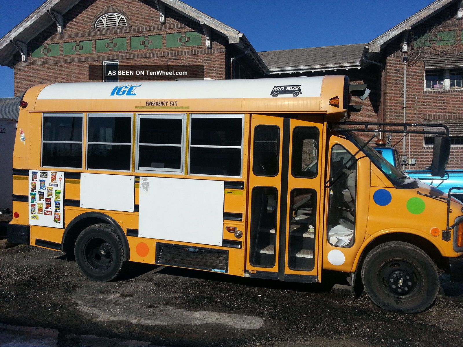 2000 Chevrolet Express 3500 Ice Cream Truck School Bus With Cold Plate