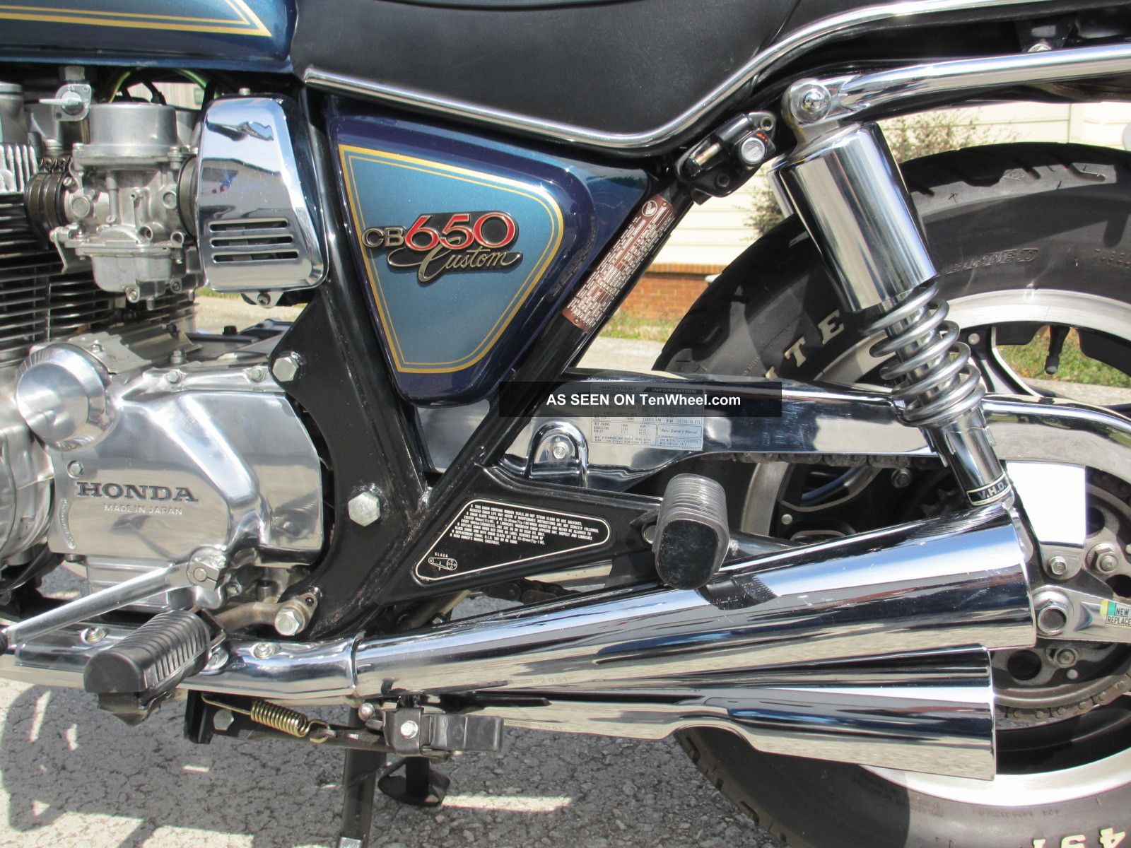 1981 Honda cb650 custom specs #4