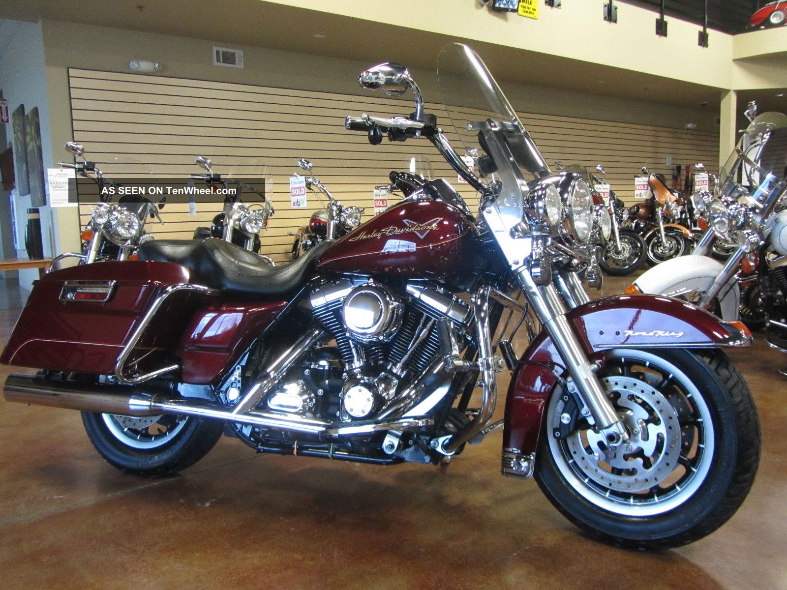 2008 Harley Davidson Road King Custom Flhr Bank Repo