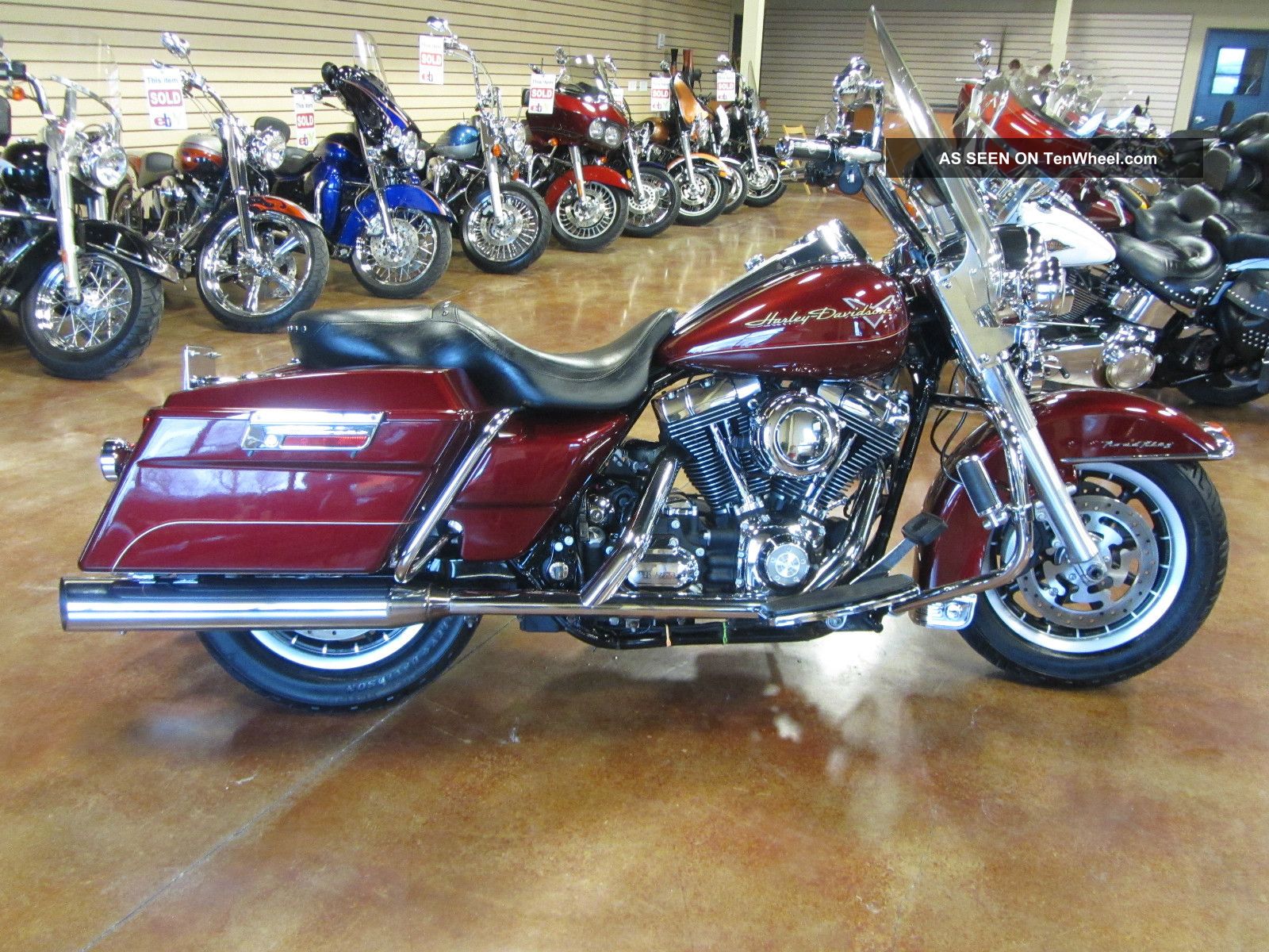 2008 Harley Davidson Road King Custom Flhr Bank Repo