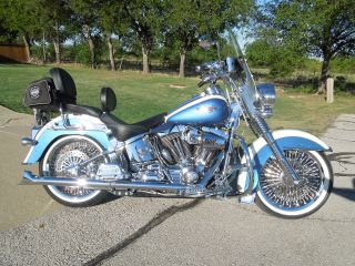 2005 Harley Davidson Softail Deluxe Efi - Flstni (this Is One Bad A$$ Harley) photo