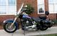 2009 Harley Davidson Heritage Softail,  Rare Two - Tone Black Ice / Blue Ice Pearl Softail photo 9