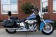 2009 Harley Davidson Heritage Softail,  Rare Two - Tone Black Ice / Blue Ice Pearl Softail photo 2