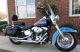 2009 Harley Davidson Heritage Softail,  Rare Two - Tone Black Ice / Blue Ice Pearl Softail photo 4