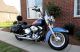 2009 Harley Davidson Heritage Softail,  Rare Two - Tone Black Ice / Blue Ice Pearl Softail photo 5