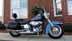 2009 Harley Davidson Heritage Softail,  Rare Two - Tone Black Ice / Blue Ice Pearl Softail photo 6