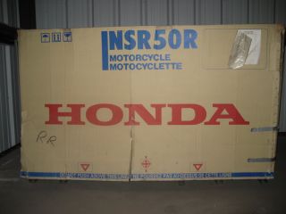 2004 Honda Nsr50 Still In The Factory Crate Cbr Gsxr Ninja F6 F1 photo
