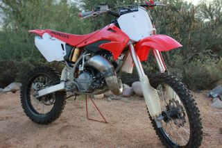 1996 Cr80 Mod Bike W / 2004 Cr125 Motor Custom Installed & 2002 Cr80 Plastic photo