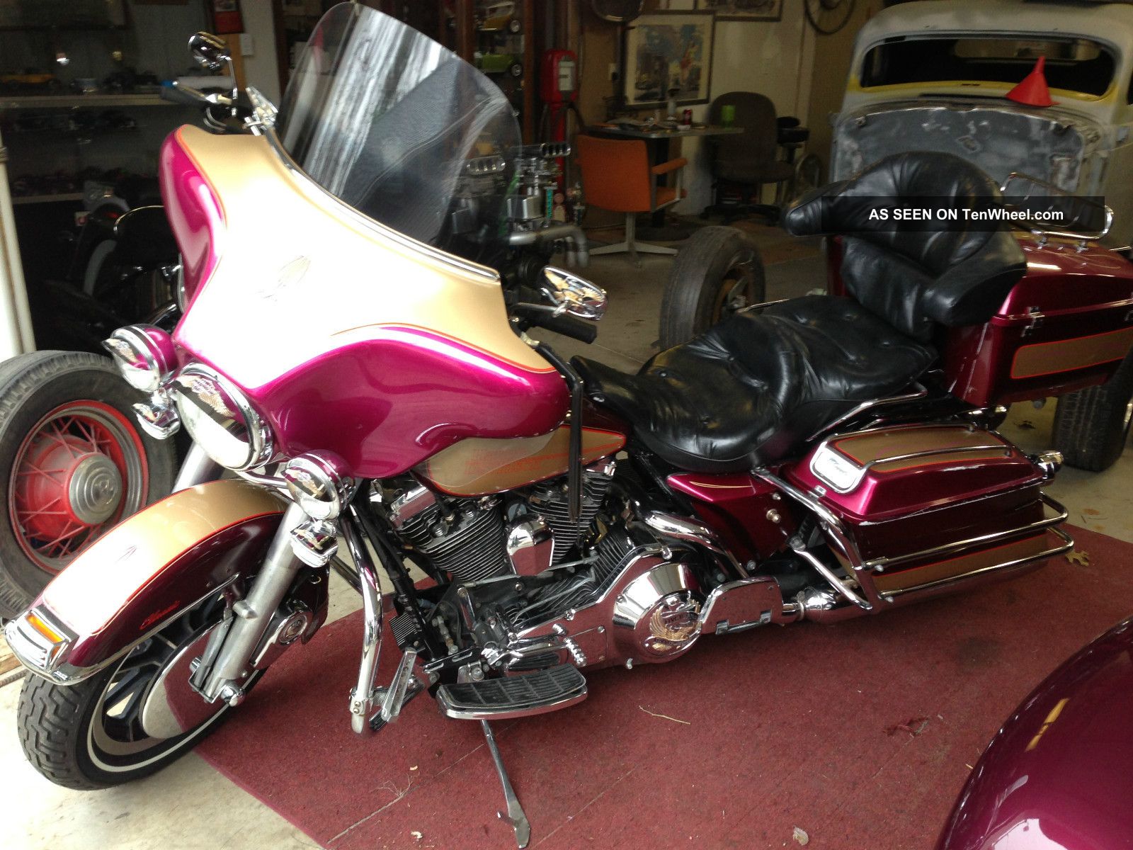 1989 Harley Davidson Classic Evo 1340 Ccfull Dresser Lots Of Chrome Custom