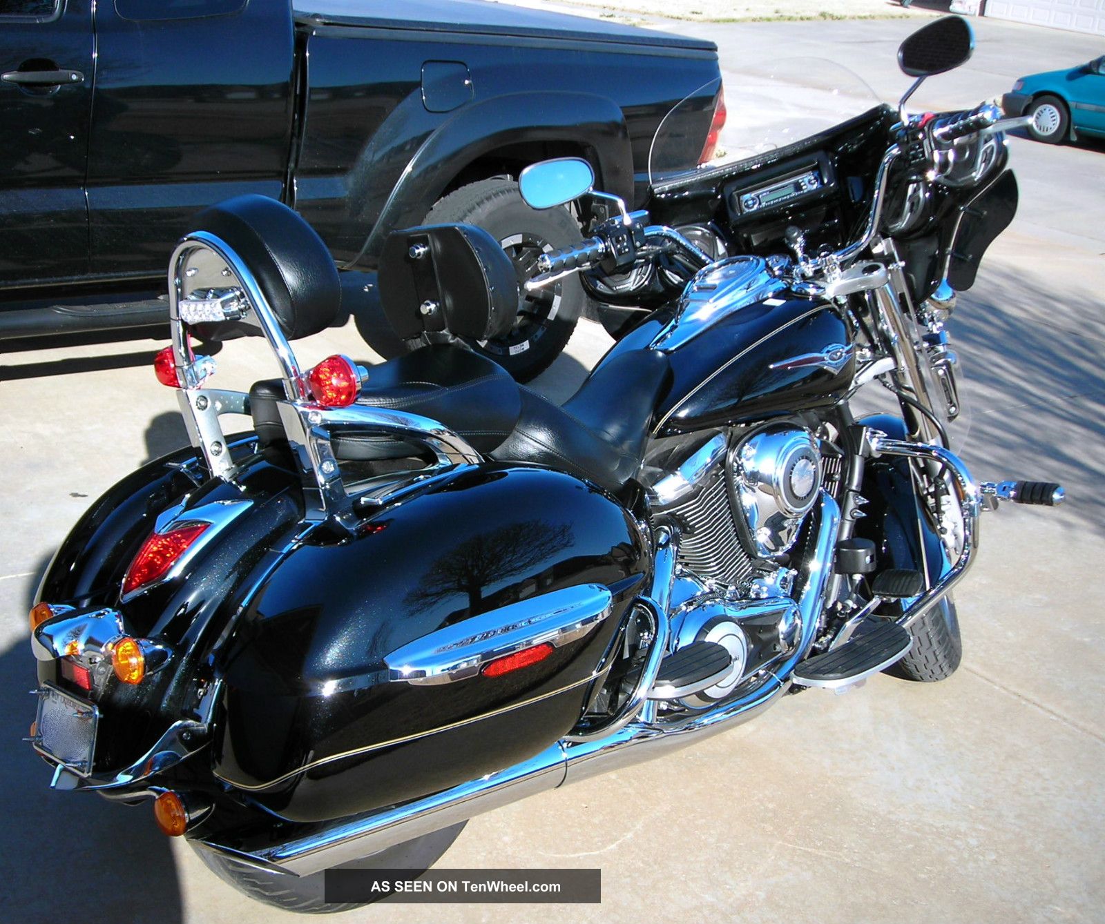 2009 Kawasaki Vulcan Nomad 1700 Dressed Cruiser W Stereo