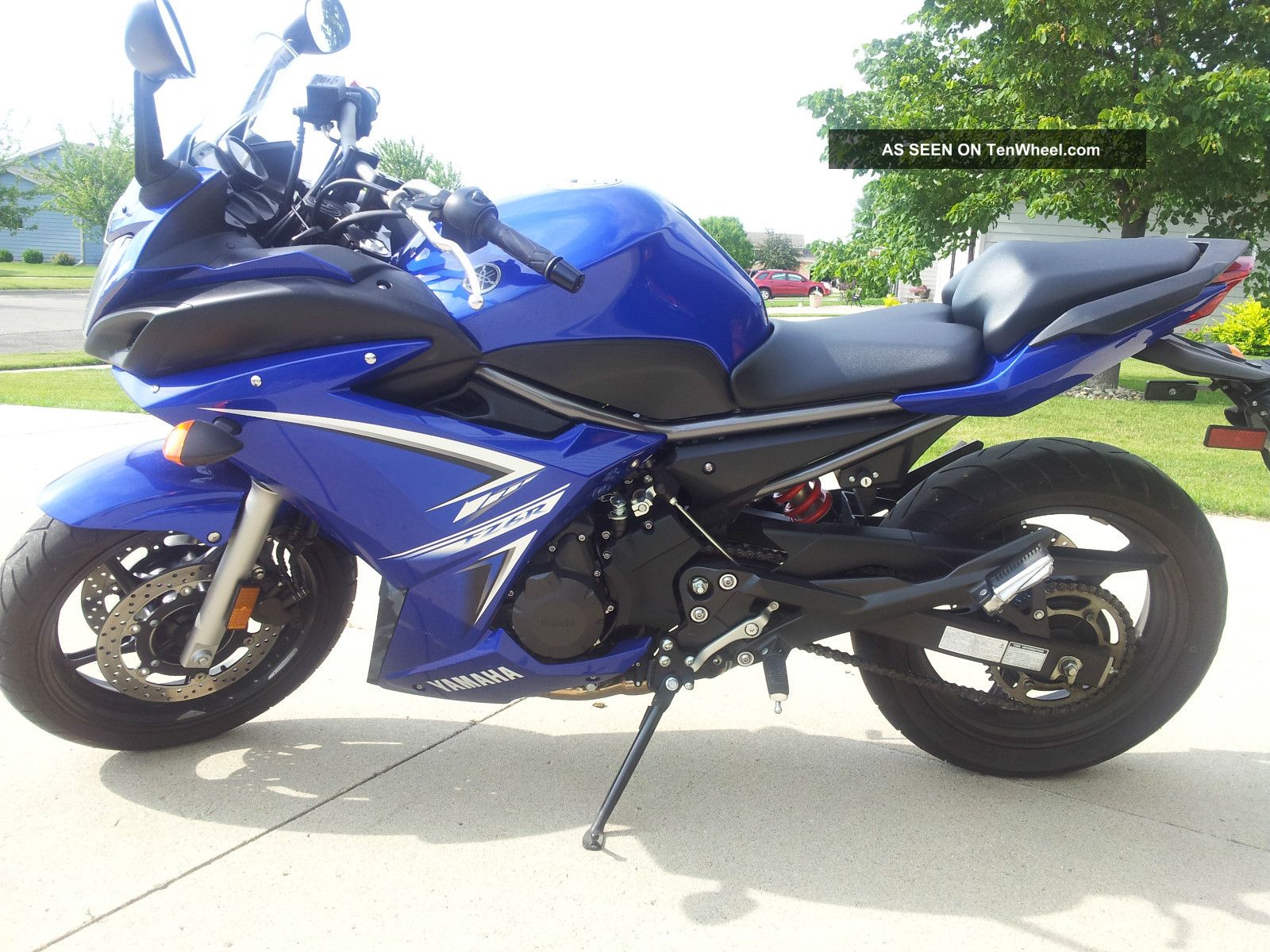 2009 Yamaha Fz6r Blue