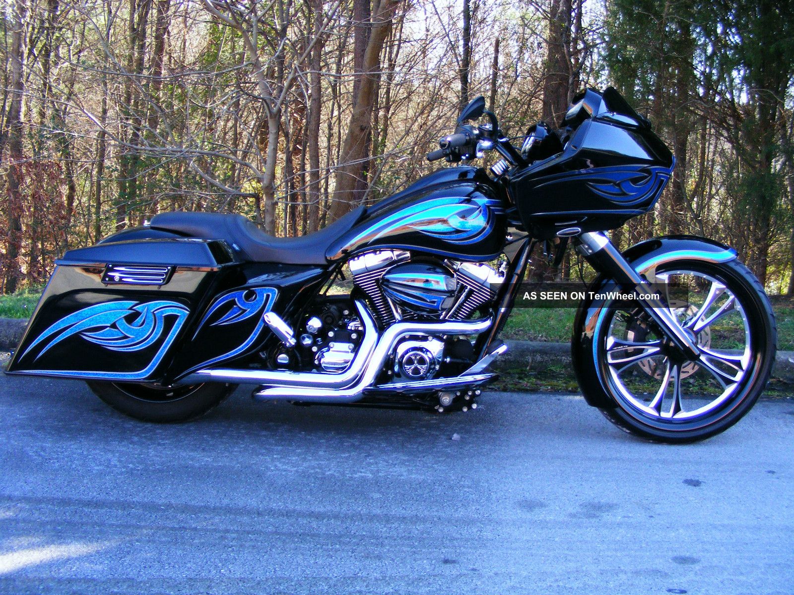2010 Harley Davidson Custom Roadglide 23 " Wheel Bike Is Loaded