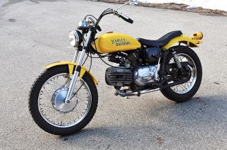1972 Aermacchi Harley - Davidson Ss350 Sprint - Rare And Awesome photo