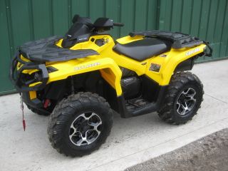 2012 Can Am 4x4 Outlander 800 Xt Winch 467miles Power Steering photo