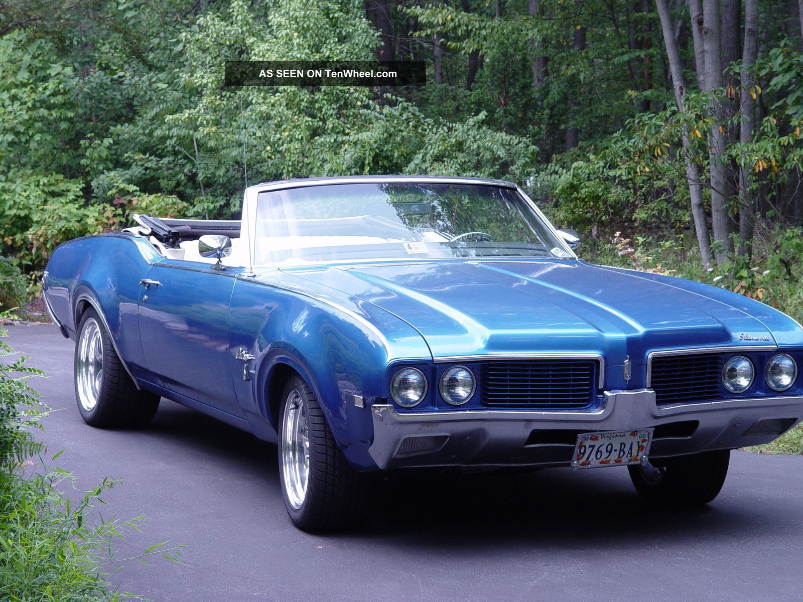 Hot Blue1969 Oldsmobile Cutlass Convertible 455 Motor ...