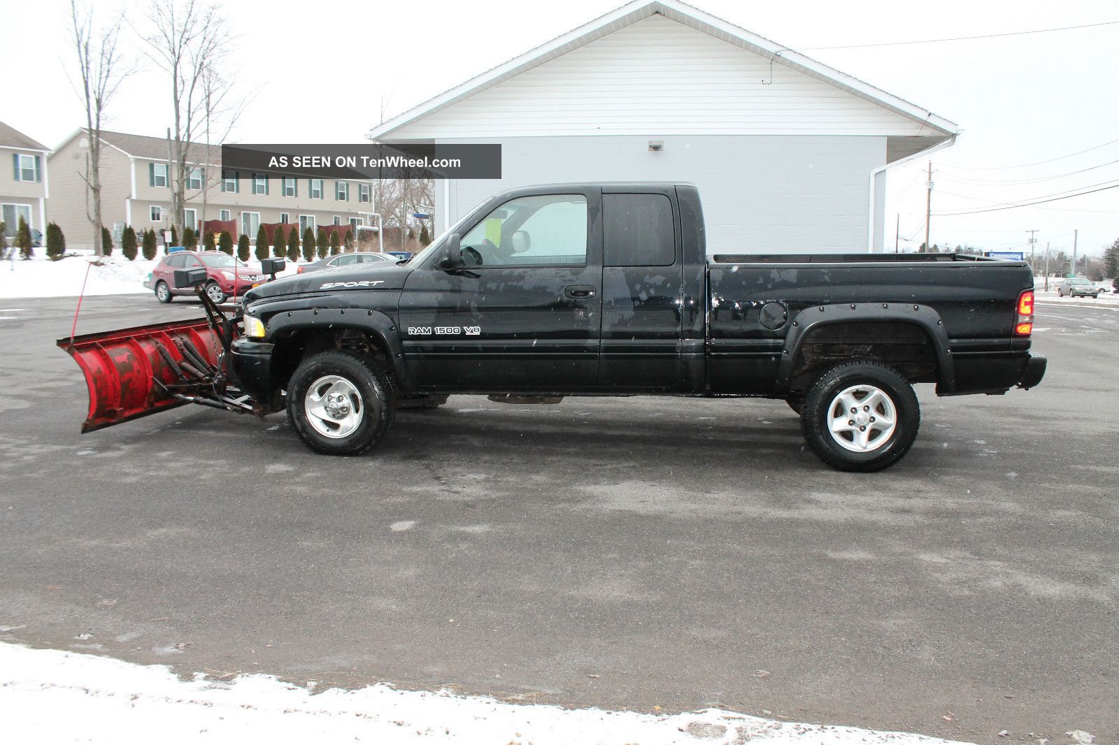 1999 Dodge Ram 1500 Quad Cab 4x4 With Western Snowplow
