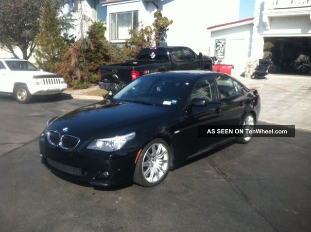 2008 Bmw 550i Black Black Loaded Auto Garage Kept V8 650
